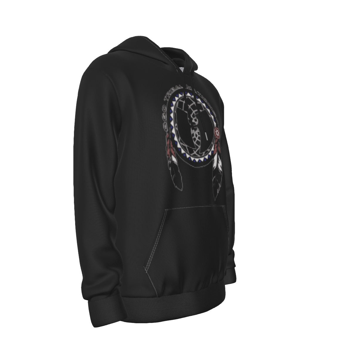 Tribal Nations Black Pullover Hoodie