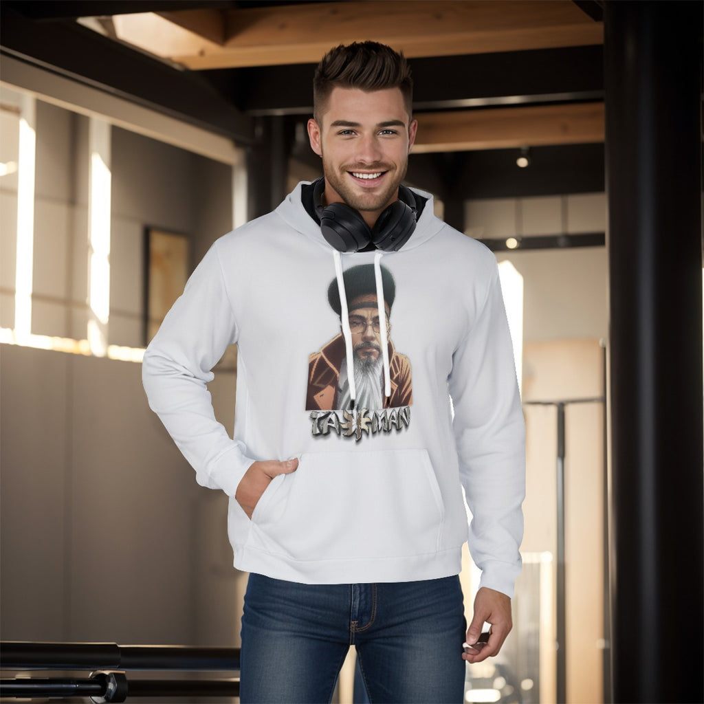 Taxxman Portrait White Pullover Hoodie