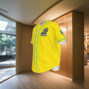 HRMI B-Boy Yellow & Teal Baseball Jersey