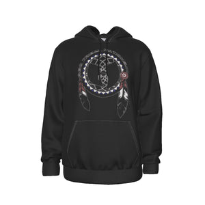 Tribal Nations Black Pullover Hoodie