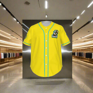 HRMI B-Boy Yellow & Teal Baseball Jersey