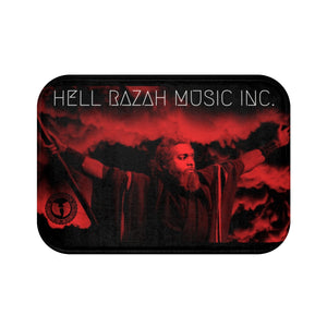 HRMI HellRazah Music Inc. Limited Edition Bath Mat - Rug HeavenRazah Merch Graphics by RON DEGIAR