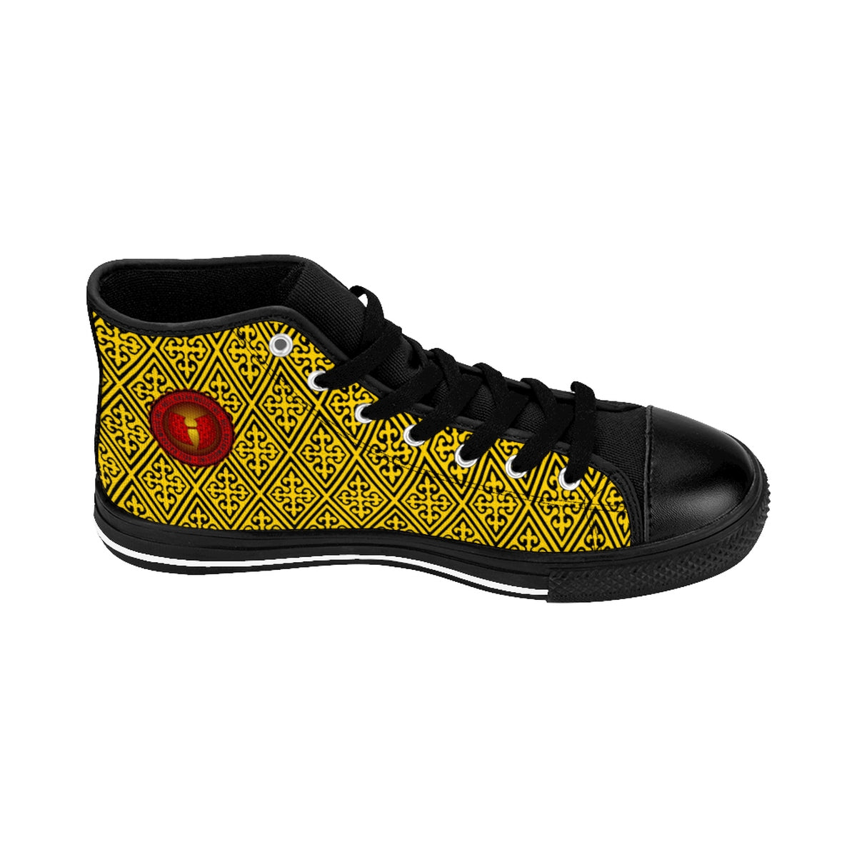 Official Hell Razah Music Inc Snakes Get Wrenched Designer Shoes Men's High-Top Sneakers Heaven Razah Graphics by iHustle365_