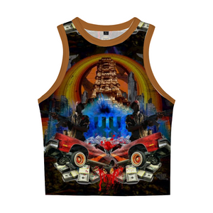 Heavens Warriors Sleeveless Top Crop Top Cropped Tank Top