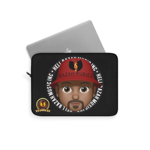 RAZAH RUBIEZ EMOJI Official HellRazah Music Inc. Designer Laptop Sleeve HeavenRazah Merch Graphics by SmuveMassBeatz