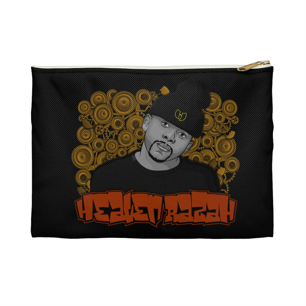 Official Heaven Razah Speaker Caricature Designer Accessory Pouch - Pencil Bag Hell Razah Music Inc. Merch Graphis by Sly Ski Original