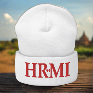 HRMI Embroidered Cuffed Beanie