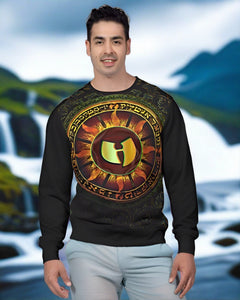 HellRazah Logo Men's Classic French Terry Crewneck Pullover