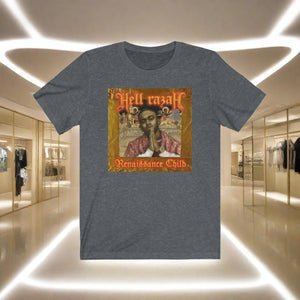 HellRazah Music Inc. - RENAISSANCE CHILD ALBUM COVER Unisex Jersey Short Sleeve Tee