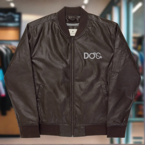 Diamondz Original Clothing Leather Bomber Jacket