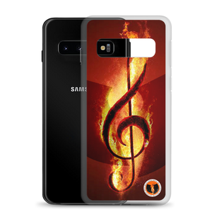 Official HellRazah Music Inc. Designer Limited Edition Fire Samsung Case HeavenRazah Merch Graphics by SmuveMassBeatz