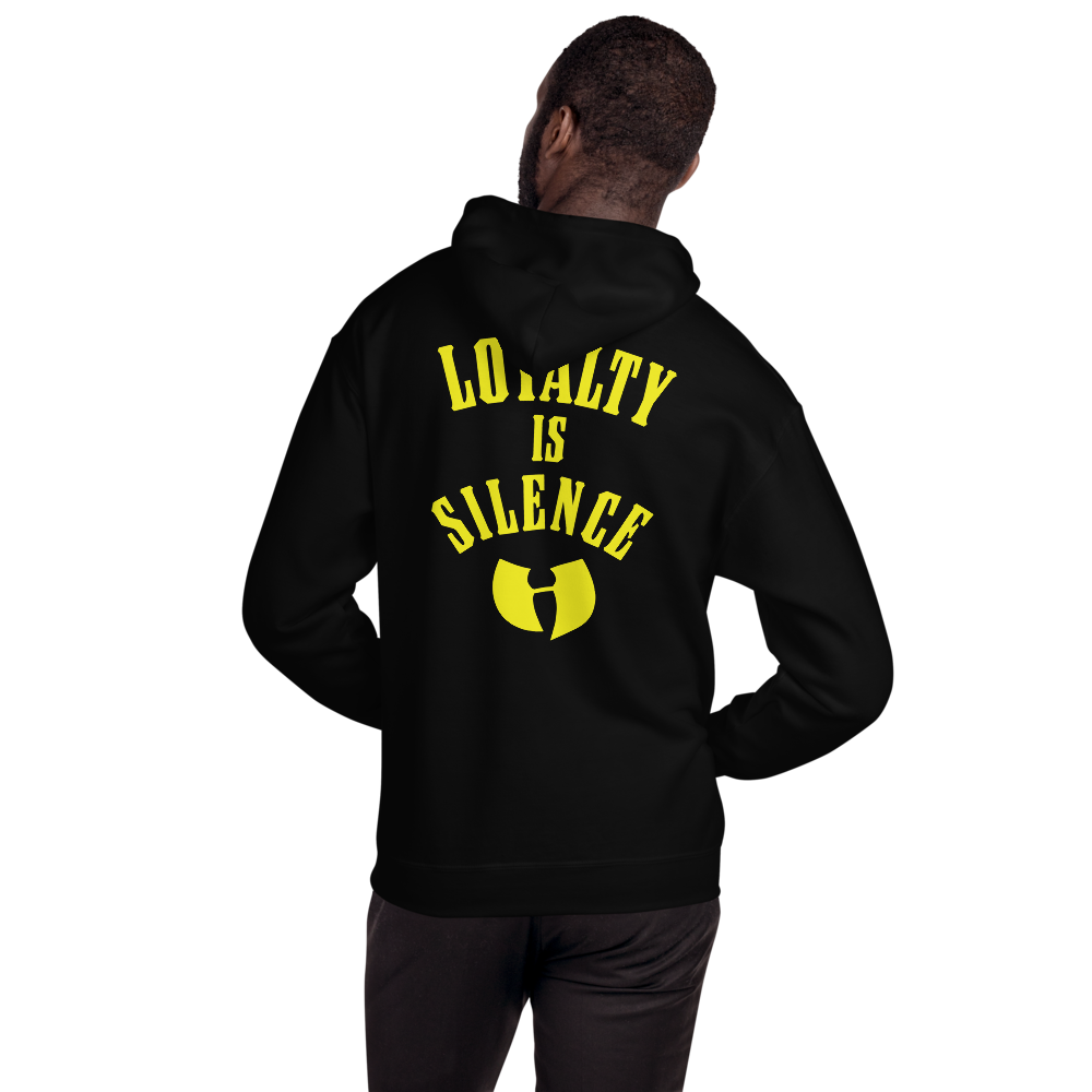 HRMI LOYALTY IS SILENCE Fall  Hoodie HellRazah Music Inc Designer Hooded Sweatshirt Official HeavenRazah Merchandise