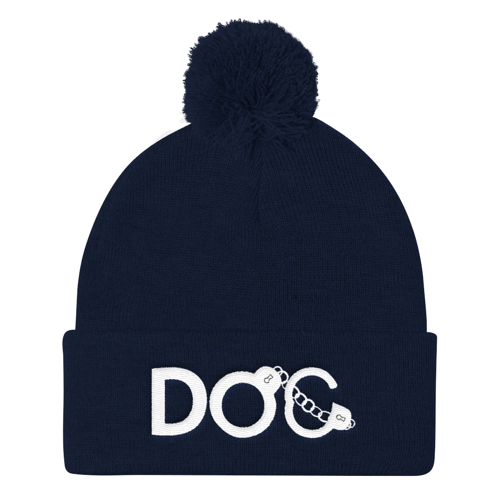 DOC Logo Diamondz Original Clothing Embroidered Pom Pom Knit Cap