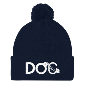 DOC Logo Diamondz Original Clothing Embroidered Pom Pom Knit Cap