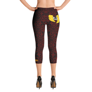 Official Hell Razah Music - Heaven Razah Scripture Print Designer Yoga Capri Leggings Art by iHustle365_