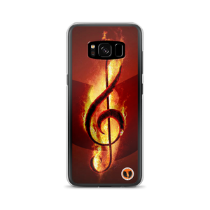 Official HellRazah Music Inc. Designer Limited Edition Fire Samsung Case HeavenRazah Merch Graphics by SmuveMassBeatz