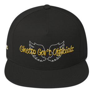 Wingz Up Ghetto Gov't Officialz Heaven Razah / Hell Razah Music Inc Embroidered Hat Flat Bill Cap