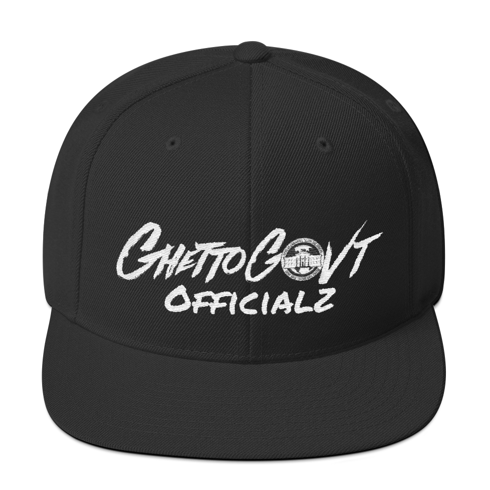 GGO Ghetto Govt Officialz Logo Embroidered Cap Snapback Hat Heaven Razah