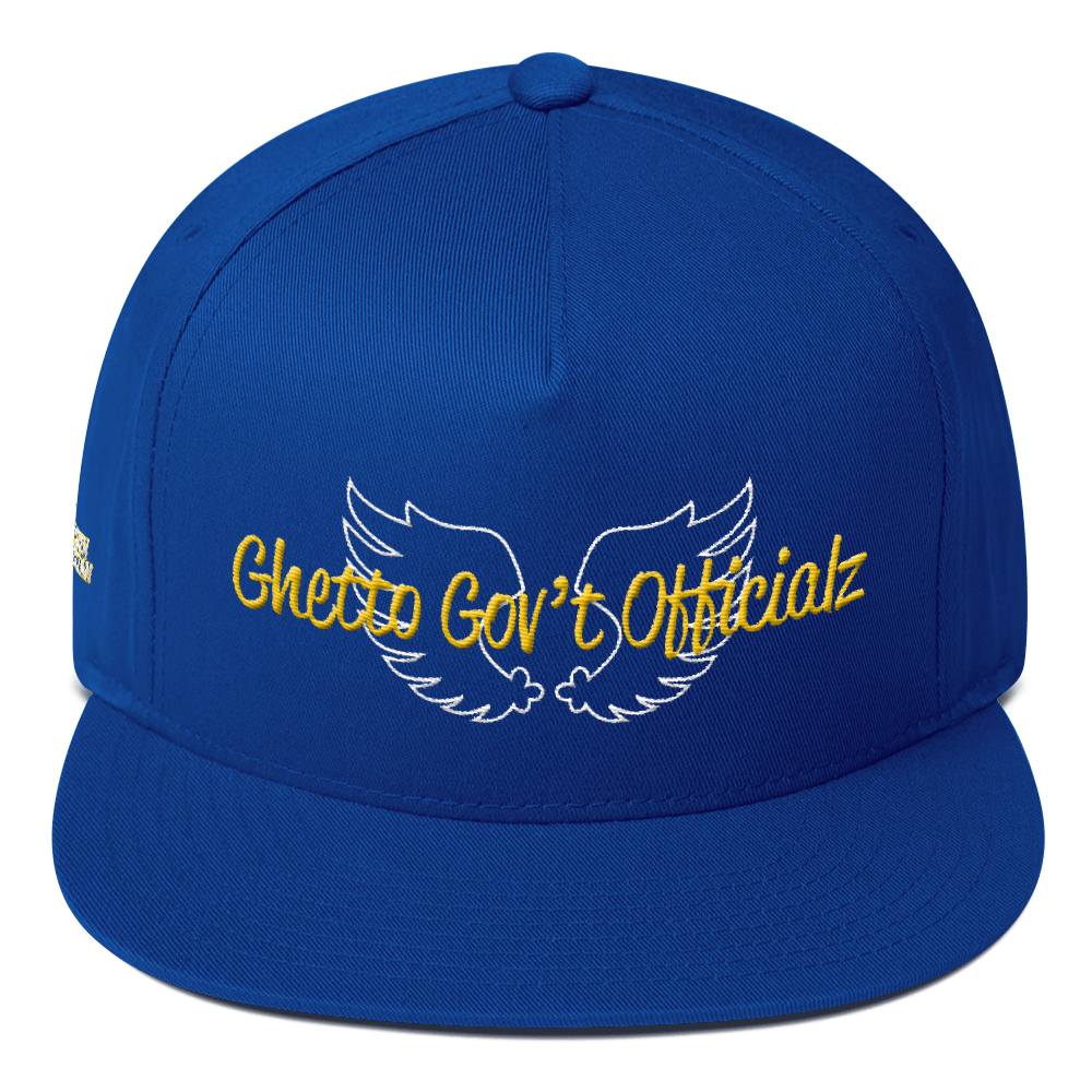 Wingz Up Ghetto Gov't Officialz Heaven Razah / Hell Razah Music Inc Embroidered Hat Flat Bill Cap