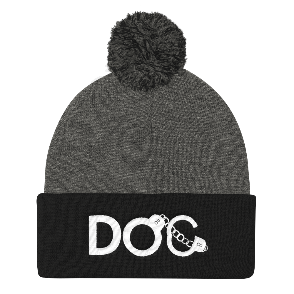 DOC Logo Diamondz Original Clothing Embroidered Pom Pom Knit Cap