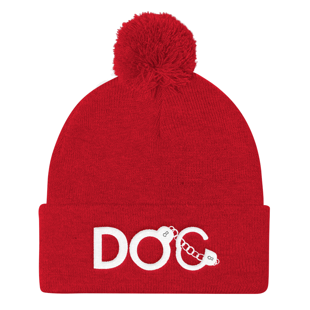 DOC Logo Diamondz Original Clothing Embroidered Pom Pom Knit Cap