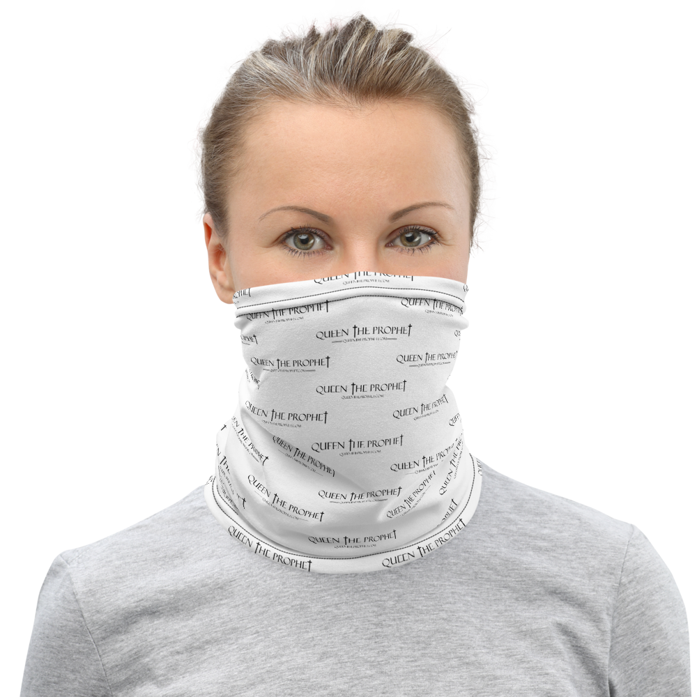 Queen The Prophet Patterned Logo Face Covering - Neck Gaiter