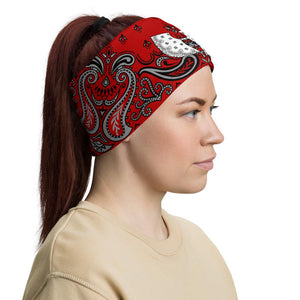 Red Bandana Hell Razah H Logo Facemask - Neck Gaiter