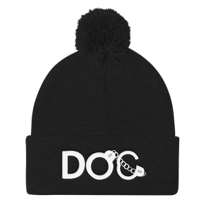 DOC Logo Diamondz Original Clothing Embroidered Pom Pom Knit Cap