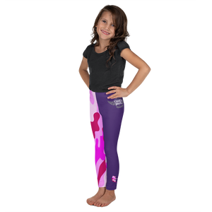 Official Thug Angel Heaven Razah Pink Camo Wingz Designer Youth Kid's Leggings