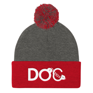 DOC Logo Diamondz Original Clothing Embroidered Pom Pom Knit Cap