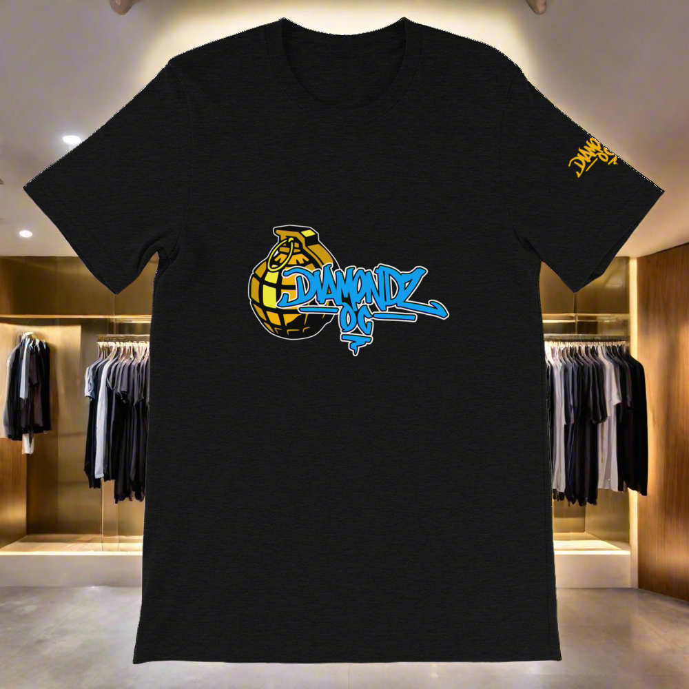 DiamondzOC D.O.C. Urban Grenade Designer Soft Short-Sleeve Unisex T-Shirt Graphics by iHustle365