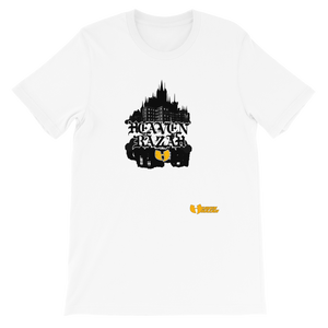 Official Heaven Razah Temple Designer Tee Hell Razah Music Inc Short-Sleeve Unisex T-Shirt art by iHustle365_