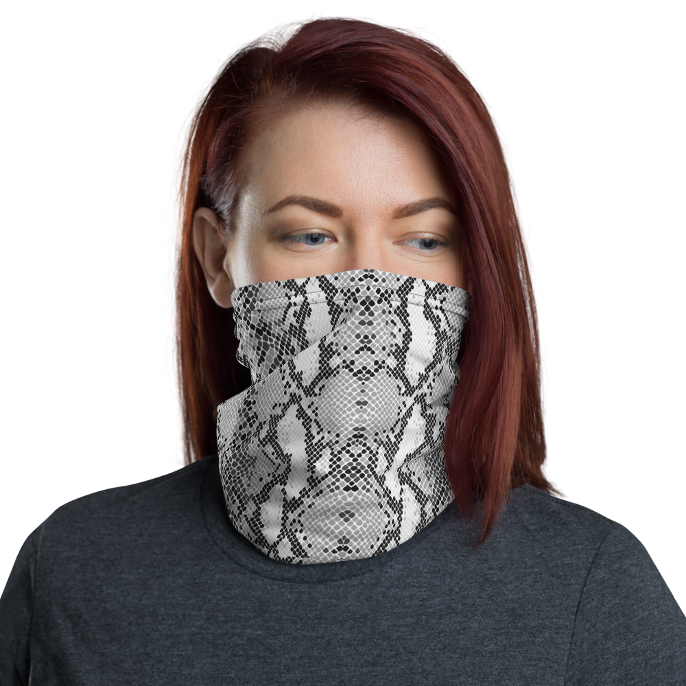 Snake Skin Designer Face Shield Neck Gaiter