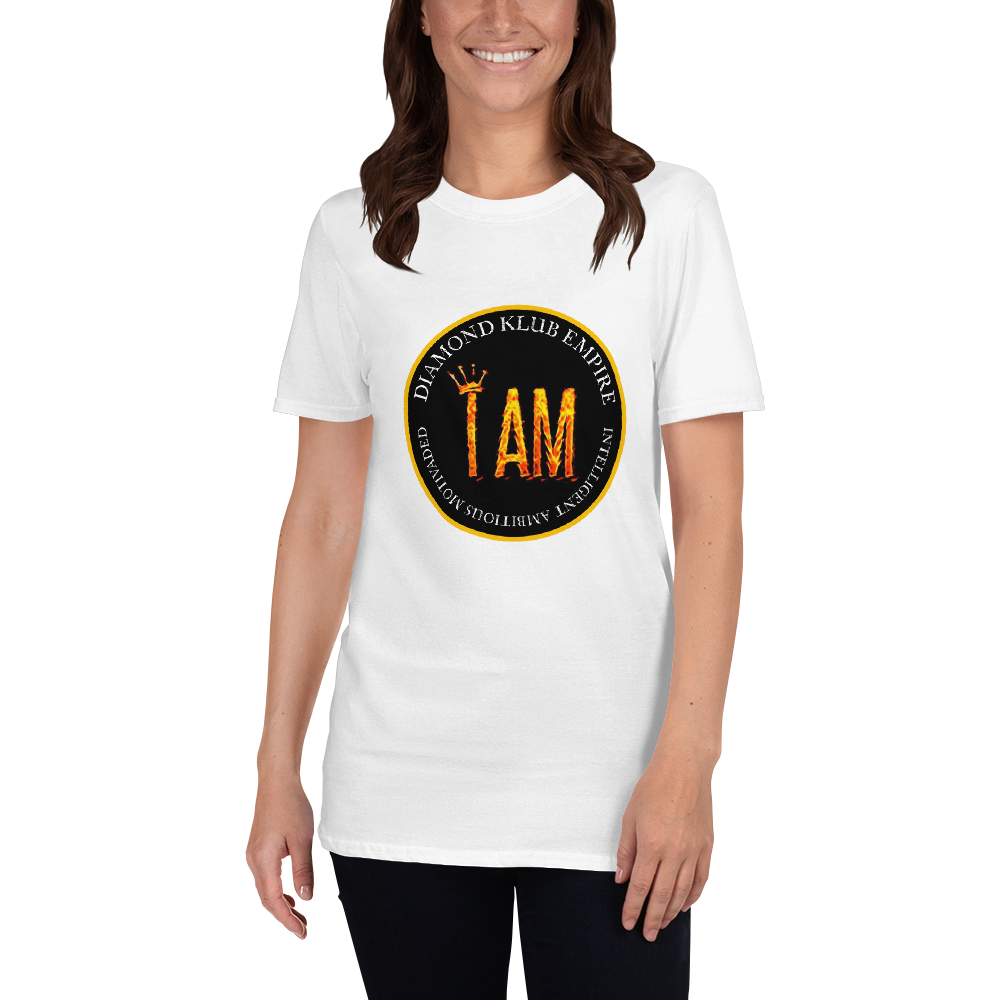 I AM Intelligent Ambitious Motivated Diamond Klub Empire Logo Short-Sleeve Unisex T-Shirt