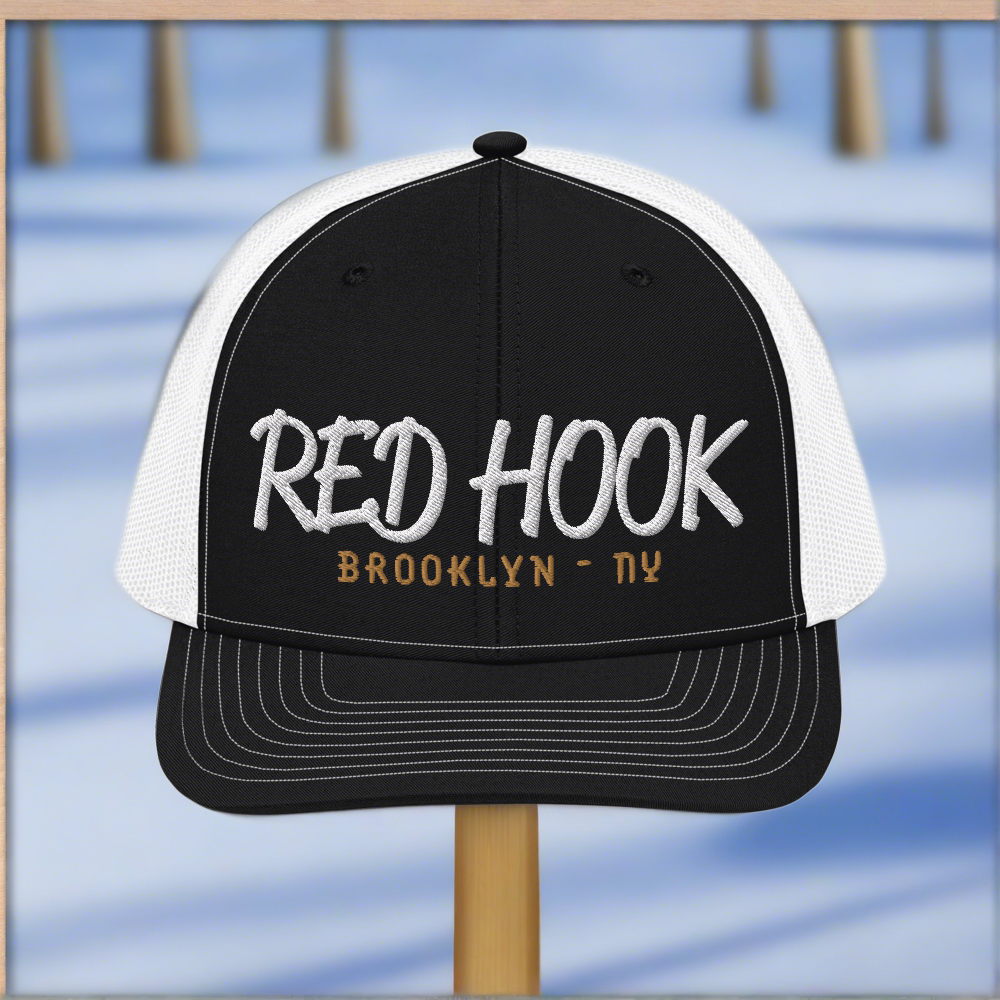 Red Hook Brooklyn Embroidered Trucker Cap